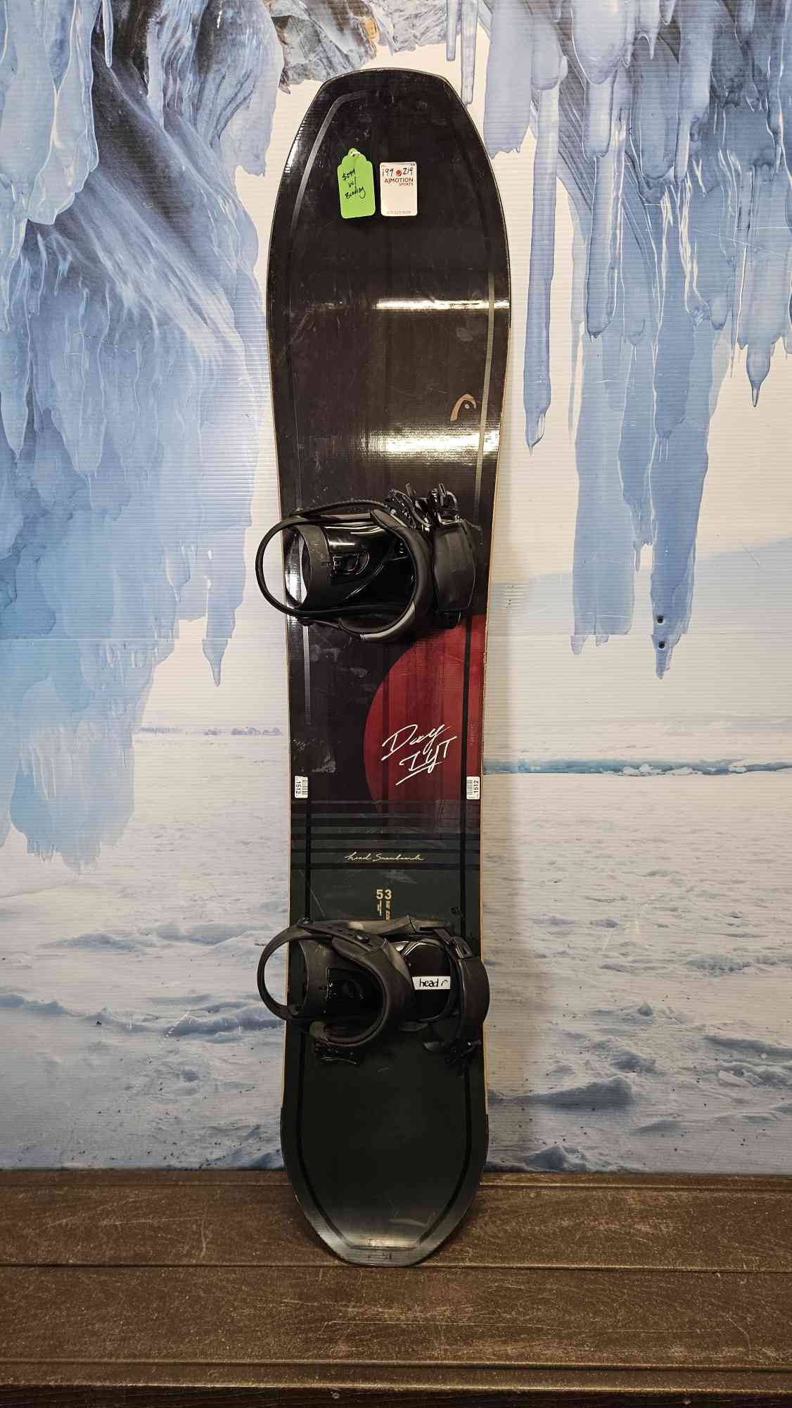 Lightly Used Head Day LYT Snowboard 153cm w/ Binding (optional)