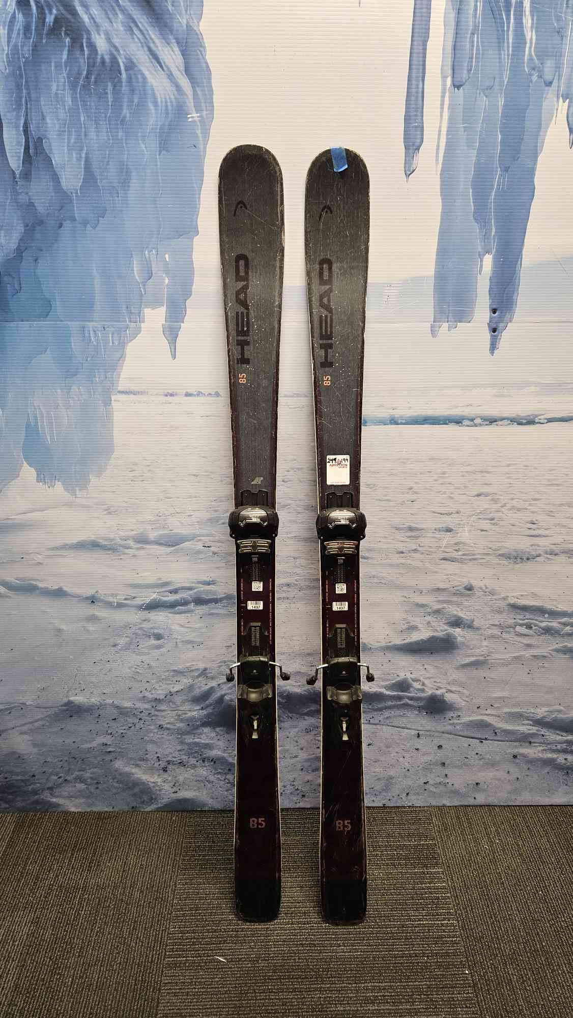 Used 2022 Head Kore 85W 156 skis w/ Tyrollia Attack 11 Adjustable Bindings