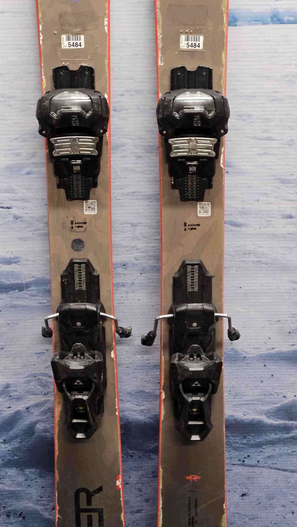 Used 2021 Fischer Ranger 94 FR 169cm Skis w/ Fischer Attack 14 Bindings