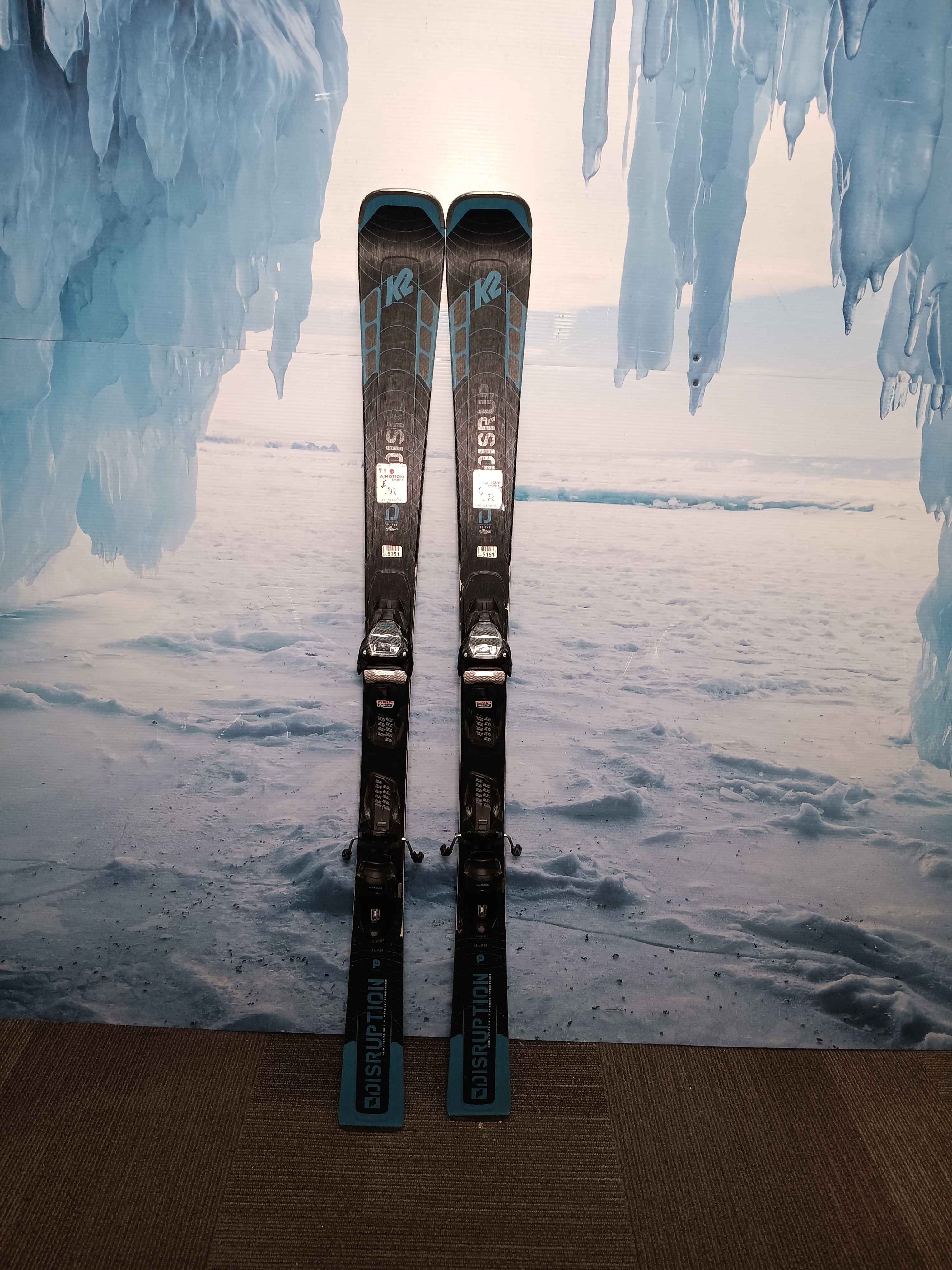 Used K2 Disruption 74 146cm w/ER3 10 Adjustable Bindings