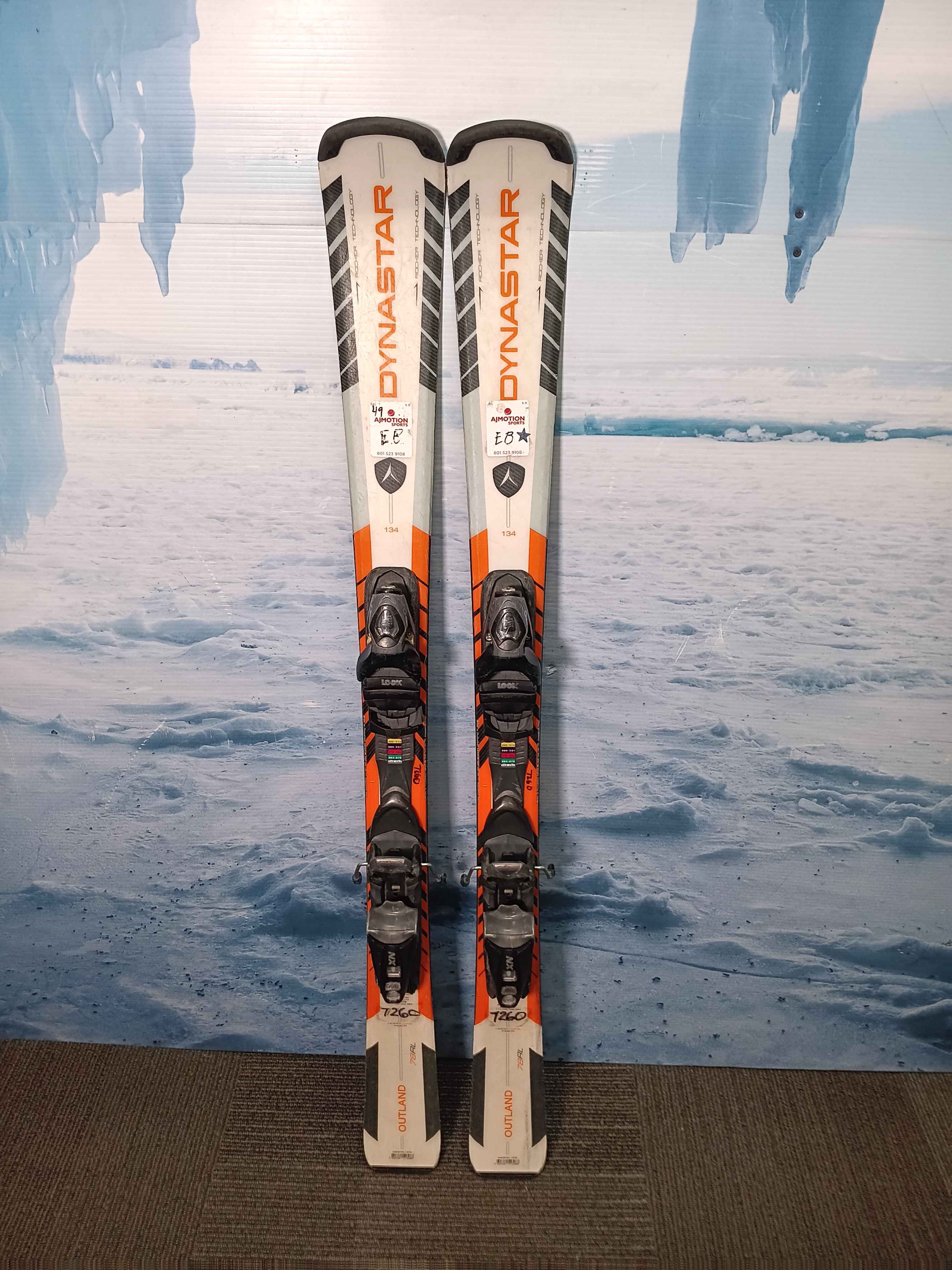 Used Dynastar Outland 78 134cm w/ Look NX 10 Adjustable Bindings