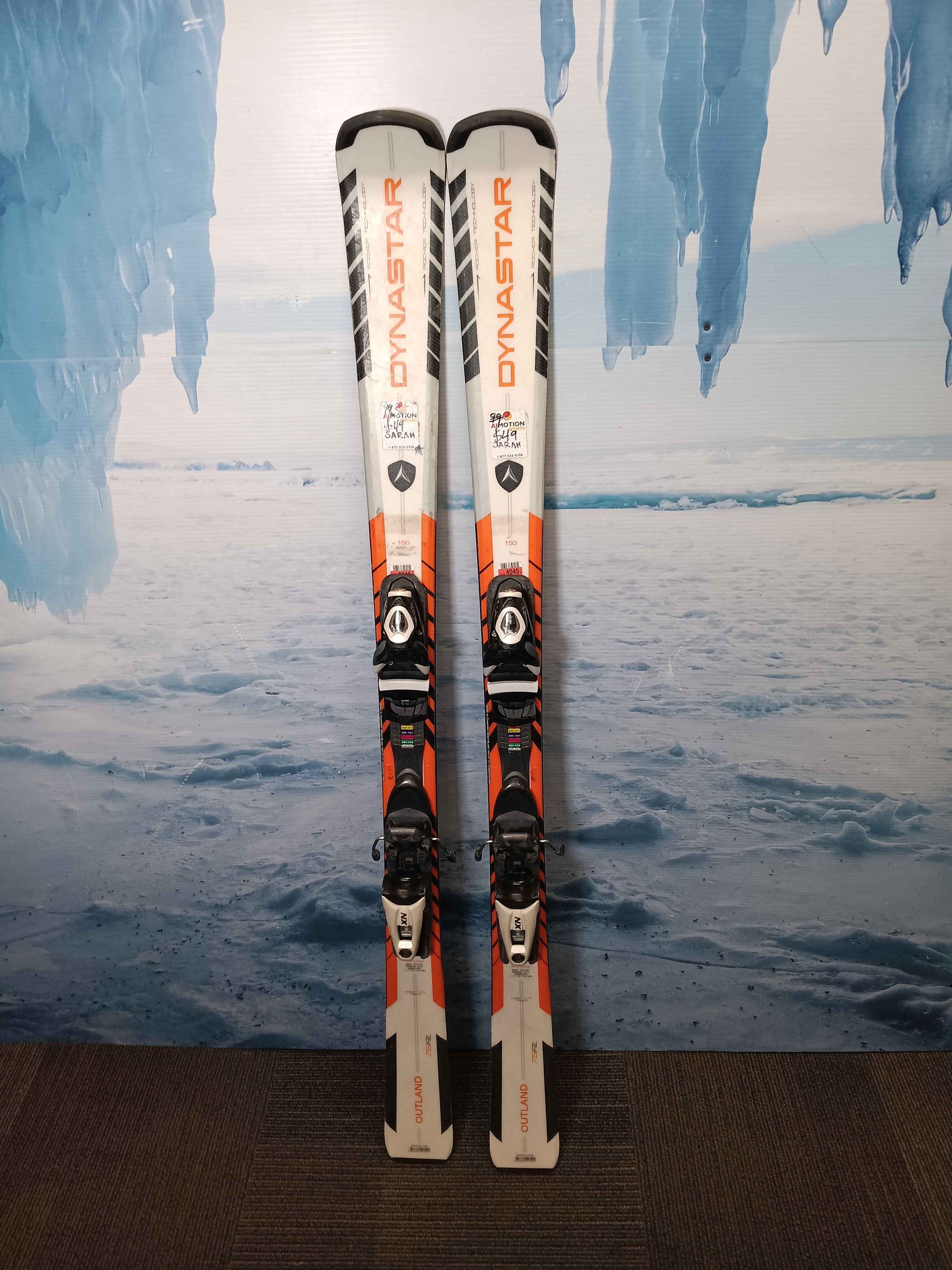 Used Dynastar Outland 78 150cm w/ Look NX2 12 Adjustable Bindings