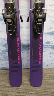 Used Elan Playmaker 111 Skis - 180cm w/ Tyrolia Attack 13 Demo Bindings