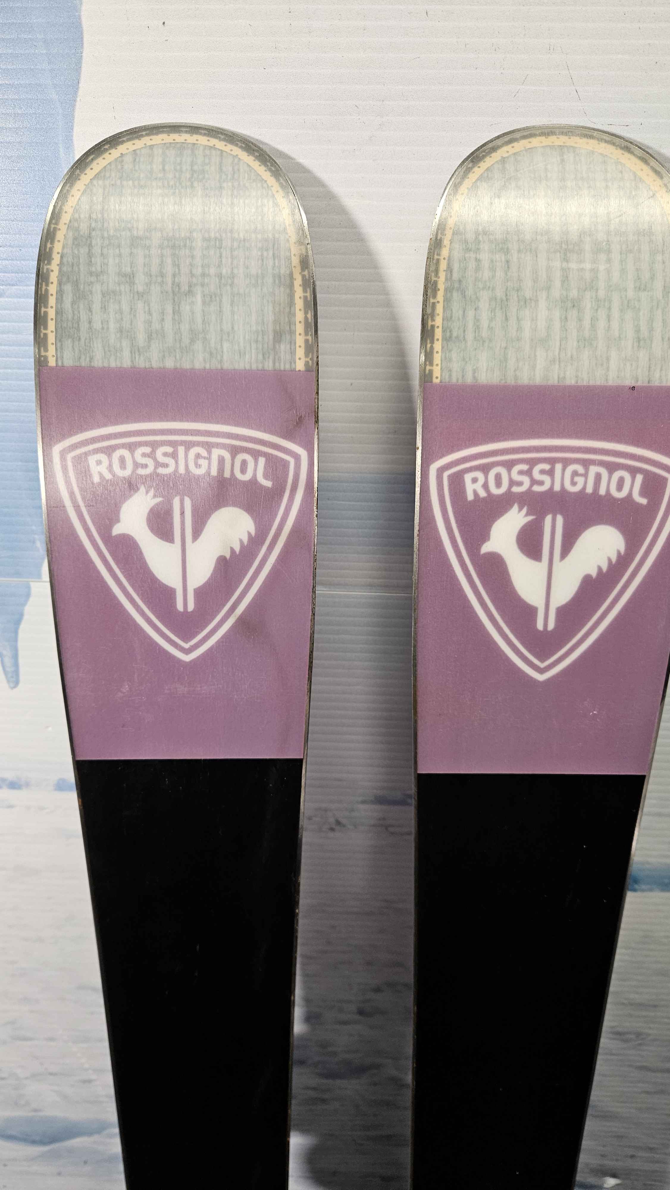 Lightly Used Rossignol Rallybird Soul 92 Skis - 146cm w/ Look Xpress 11 Demo Bindings