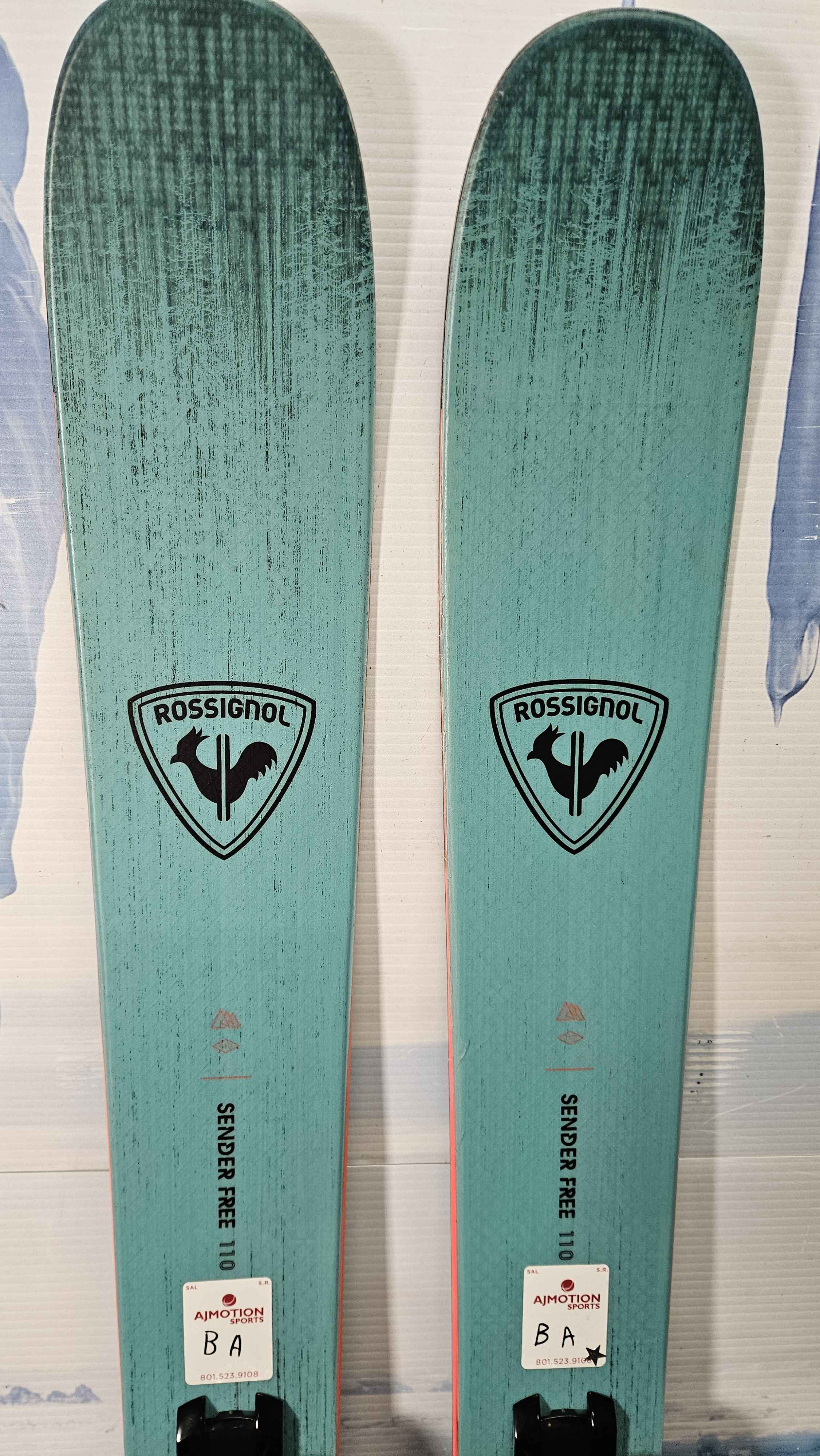 Lightly Used Rossignol Sender Free 110 Skis - 176cm w/ Look SPX 12 Demo Bindings