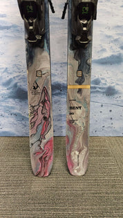 Used Atomic Bent 90 Skis - 184cm w/ Tyrolia Attack 13 Demo Binding