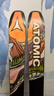 Used Atomic Bent 90 Skis - 184cm w/ Tyrolia Attack 13 Demo Binding