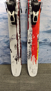 Used Atomic Bent Chetler 110 Skis - 180cm w/ Atomic Strive 11 Demo Binding