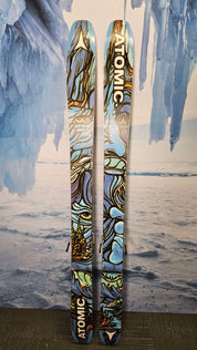 Used Atomic Bent Chetler 110 Skis - 180cm w/ Atomic Strive 11 Demo Binding