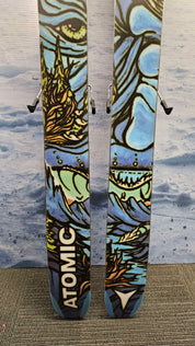 Used Atomic Bent Chetler 110 Skis - 180cm w/ Atomic Strive 11 Demo Binding