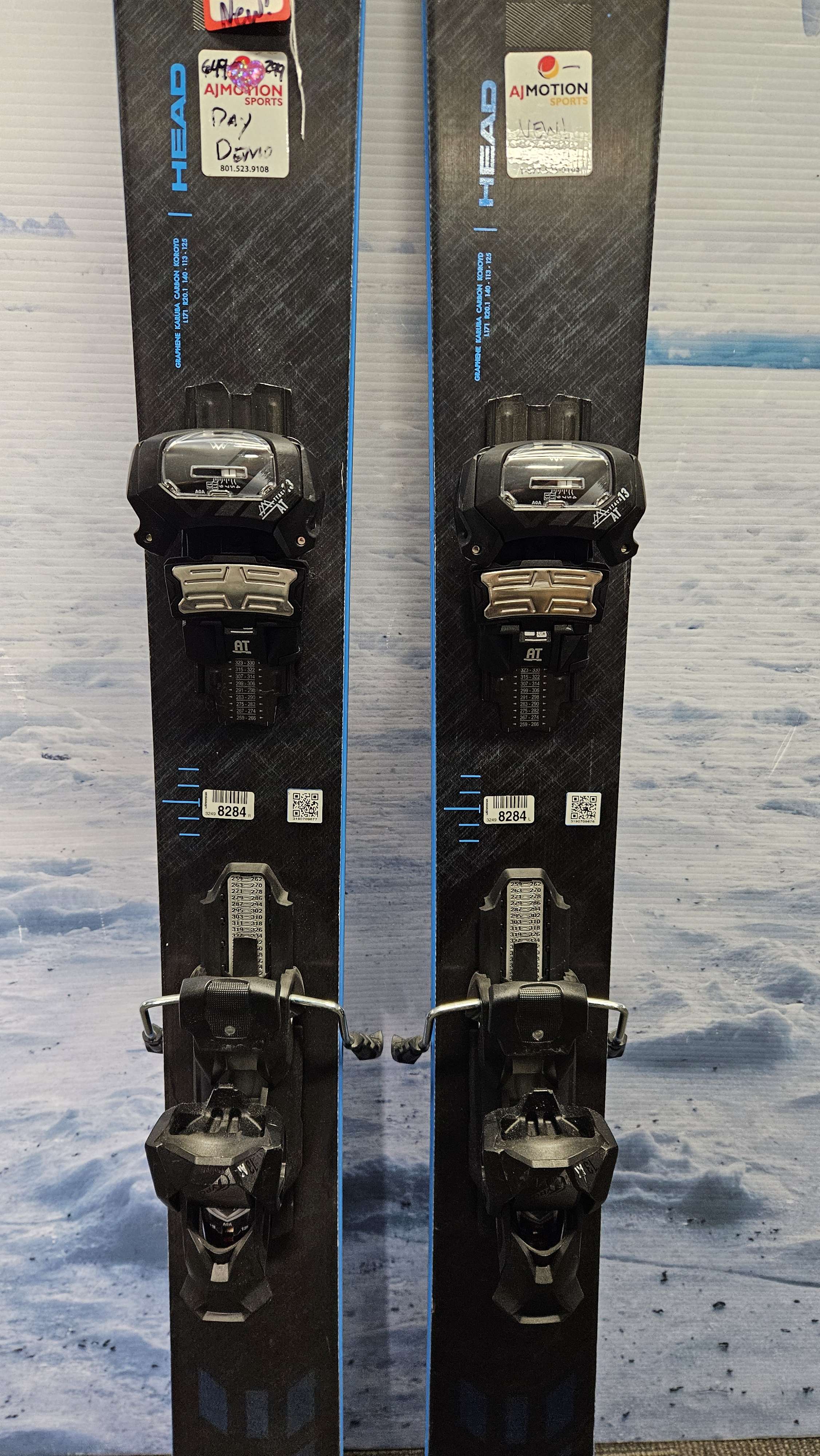 New Head Kore 117 171cm Skis w/ Tyrolia Attack 13 Bindings