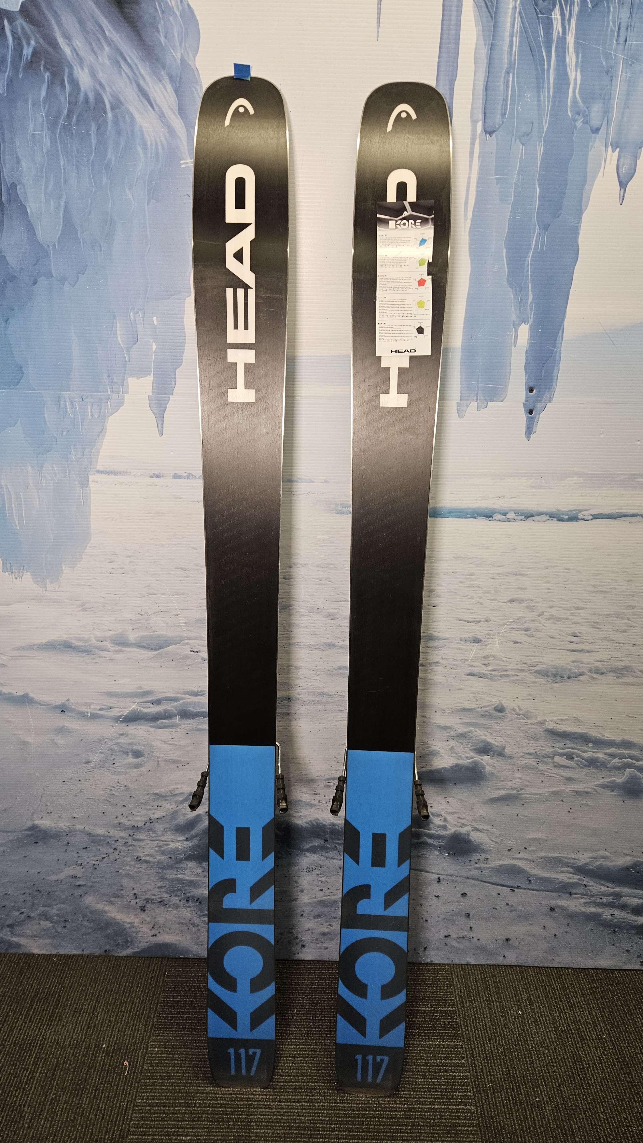 New Head Kore 117 171cm Skis w/ Tyrolia Attack 13 Bindings