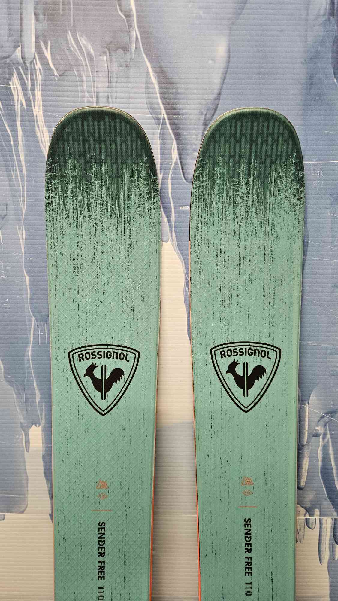 Used Rossignol Sender Free 110 Skis - 176cm w/ Look SPX 12 Demo Binding