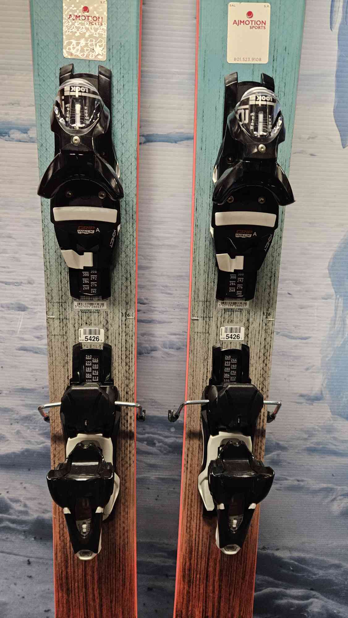 Used Rossignol Sender Free 110 Skis - 176cm w/ Look SPX 12 Demo Binding