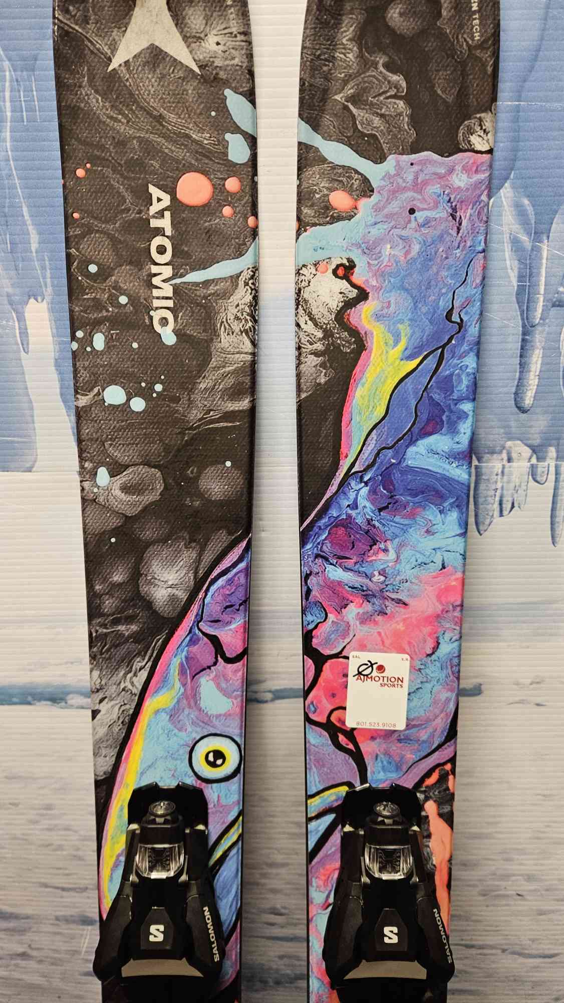 Used Atomic Bent Chetler 110 Skis - 164cm w/ Atomic Strive 11 Demo Binding