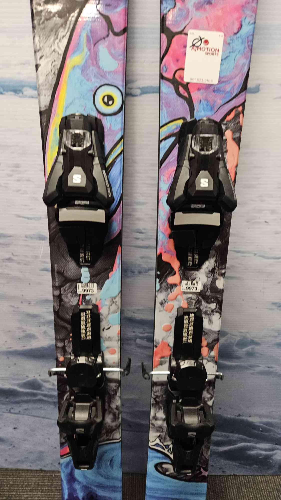 Used Atomic Bent Chetler 110 Skis - 164cm w/ Atomic Strive 11 Demo Binding