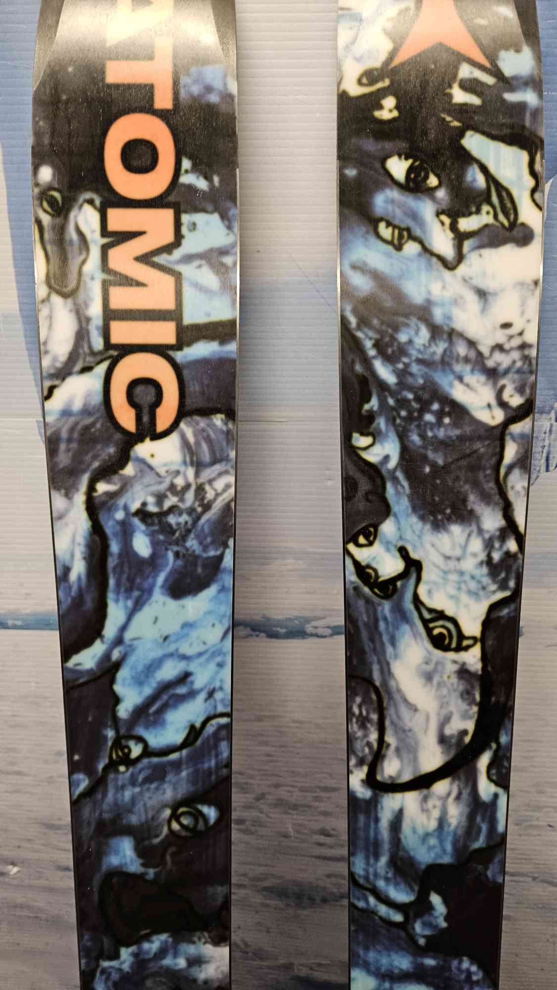 Used Atomic Bent Chetler 110 Skis - 164cm w/ Atomic Strive 11 Demo Binding