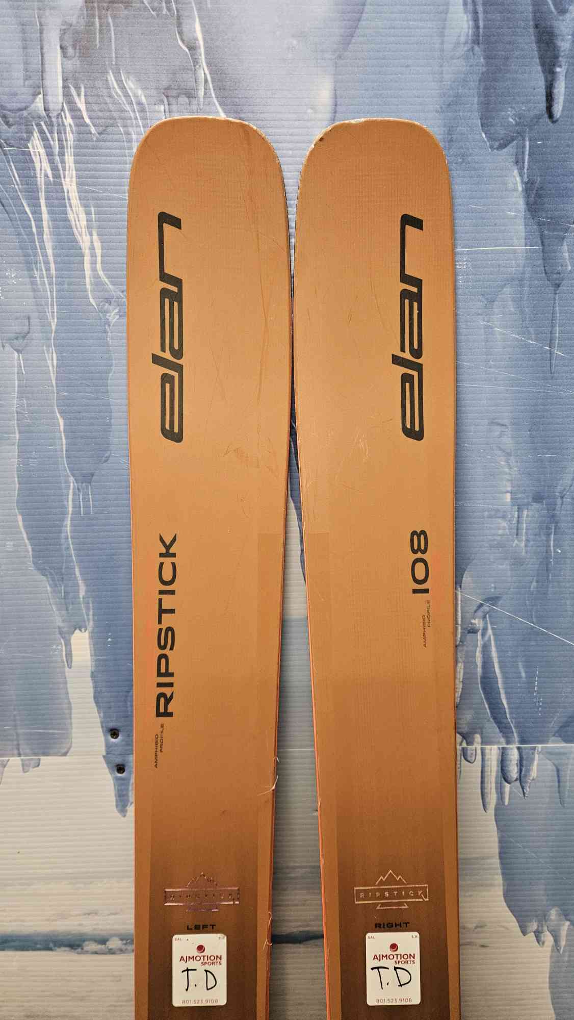 Used Elan Ripstick 108 Skis - 182cm w/ Tyrolia Attack 13 Demo Binding