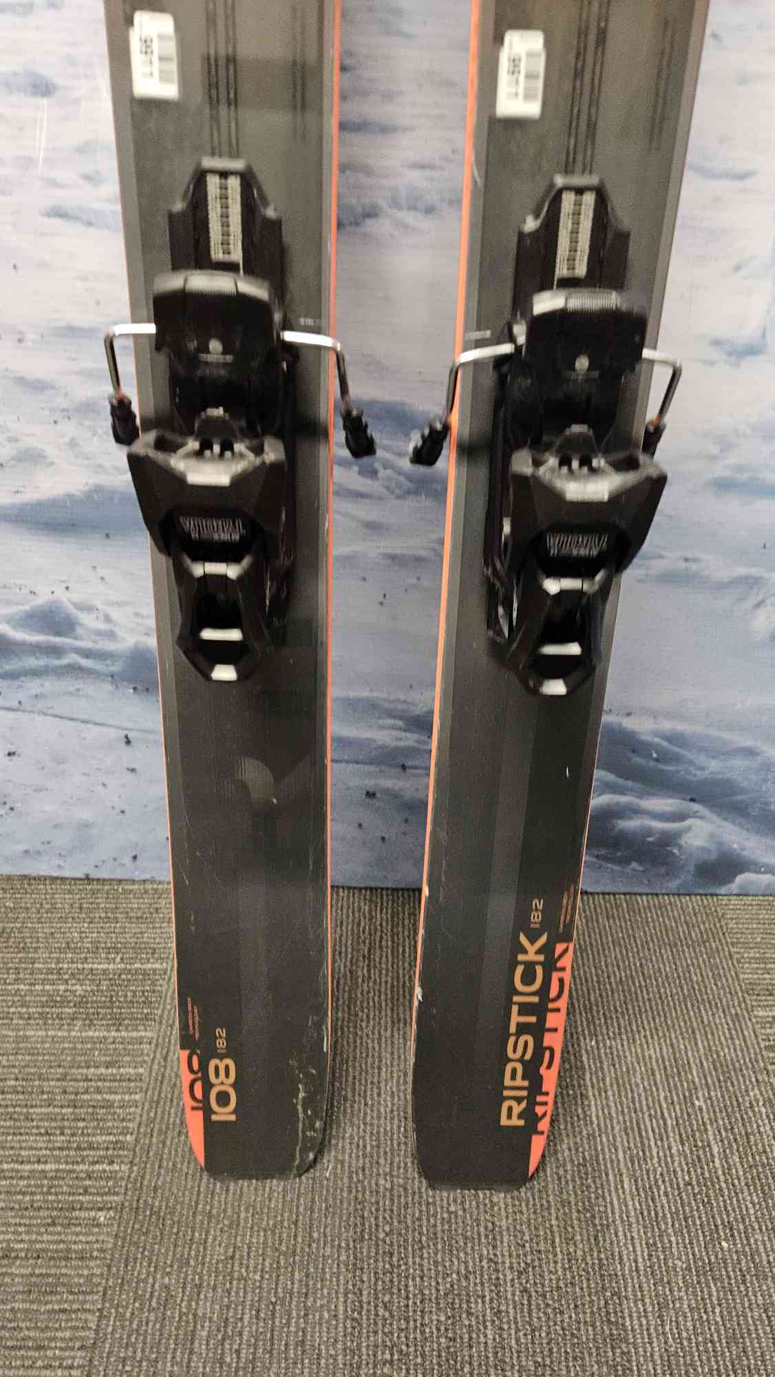 Used Elan Ripstick 108 Skis - 182cm w/ Tyrolia Attack 13 Demo Binding