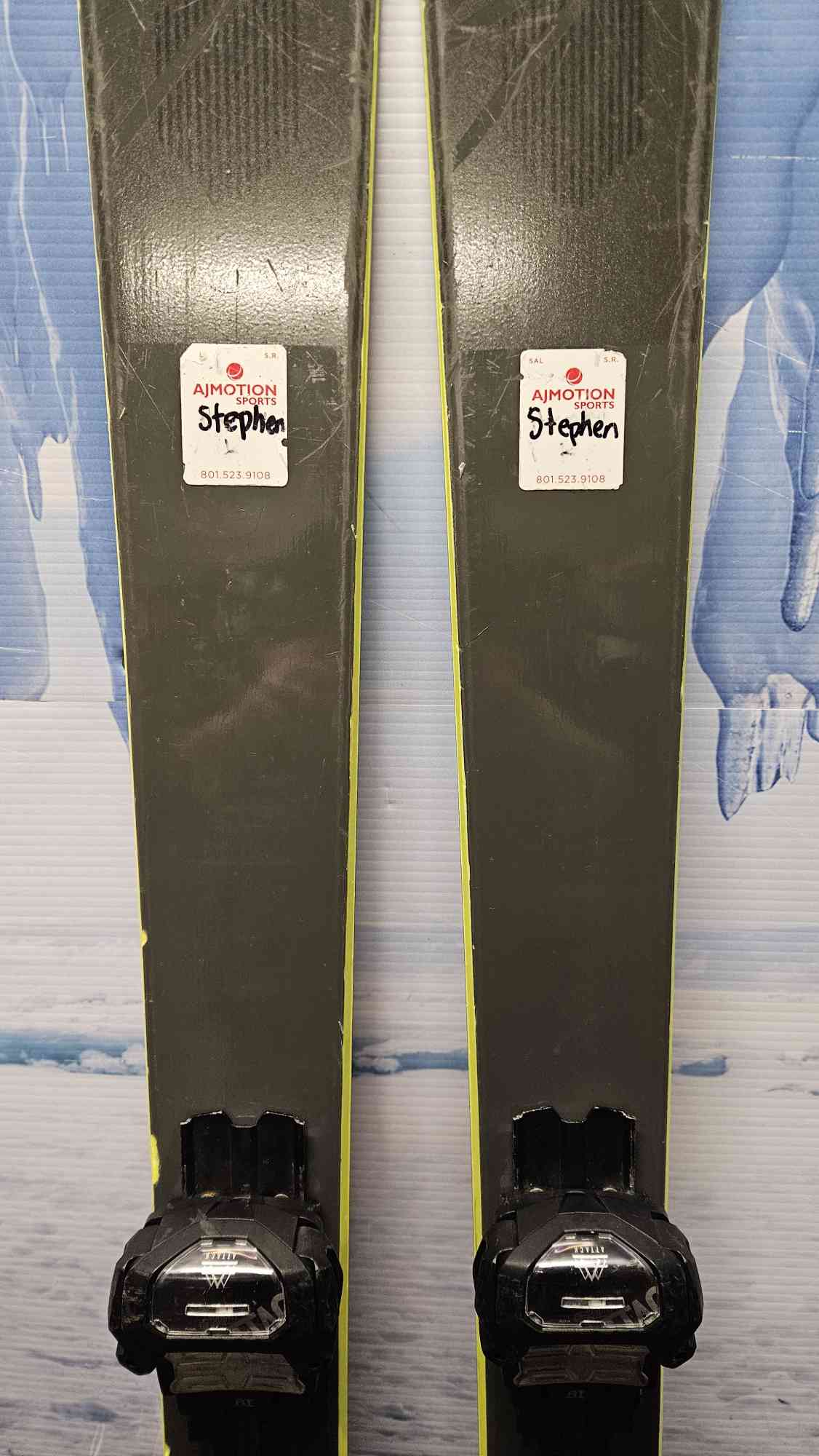 Used Salomon QST 92 Skis - 185cm w/ Tyrolia Attack 13 Demo Binding