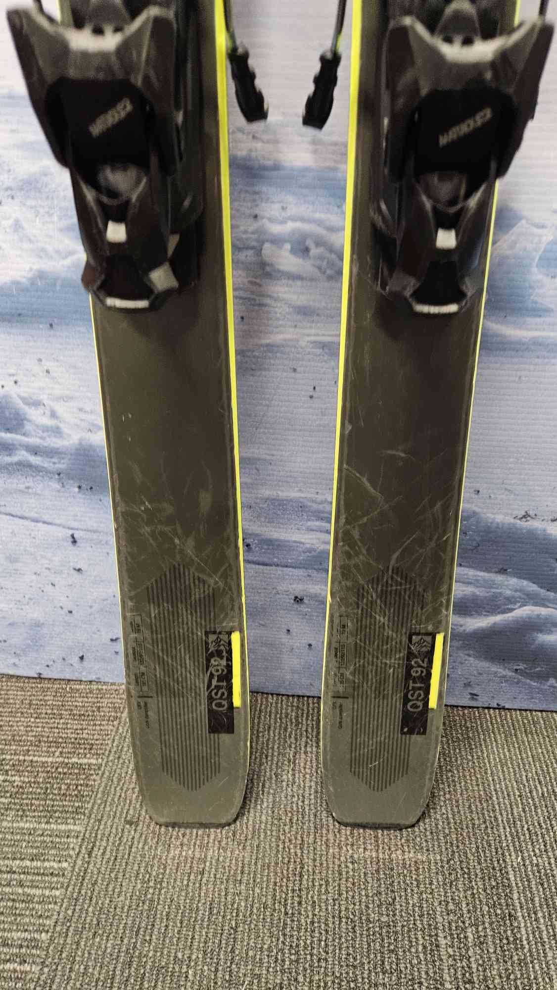Used Salomon QST 92 Skis - 185cm w/ Tyrolia Attack 13 Demo Binding
