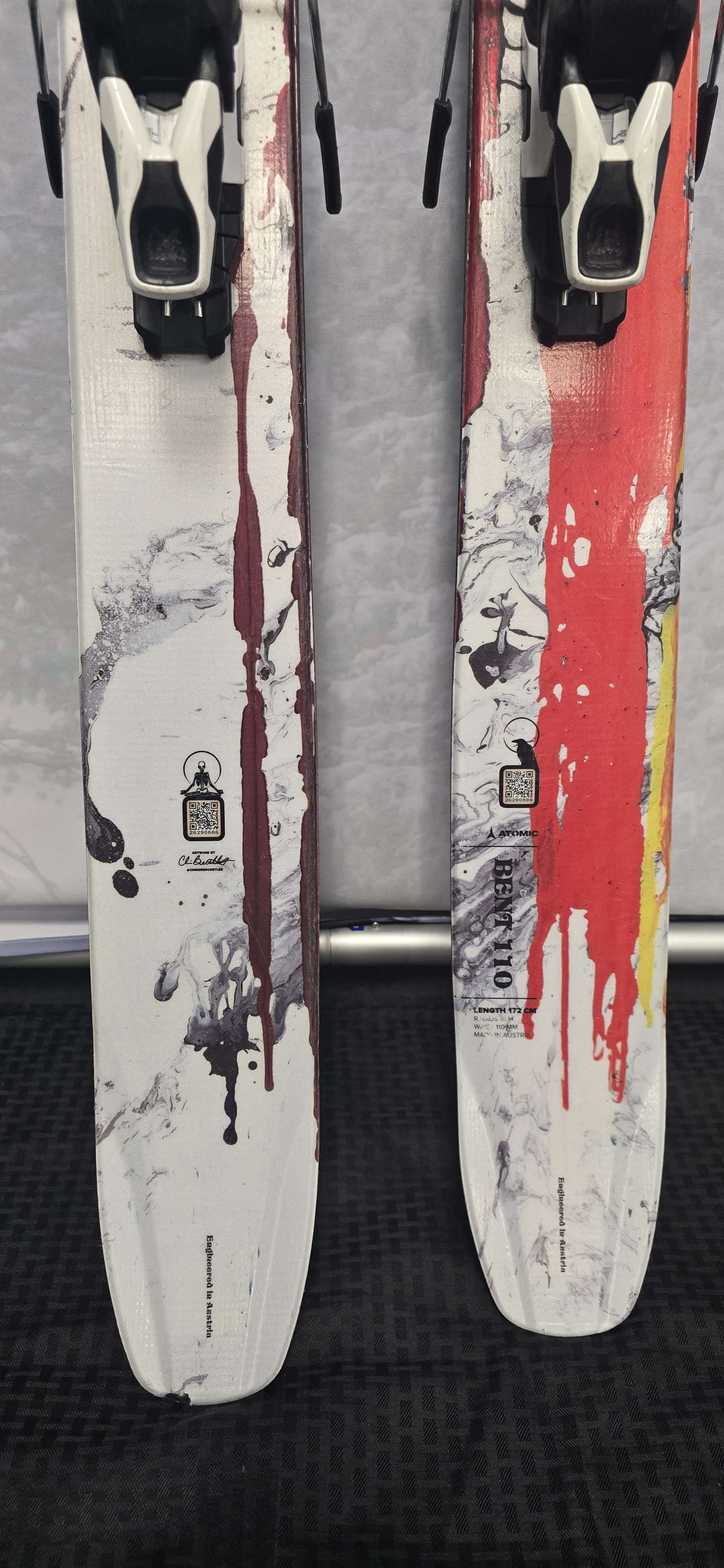 Used Atomic Bent Chetler 110 172cm with adjustable Strive Eleven bindings