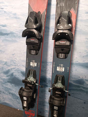 Used 2023 Nordica  Enforcer 80 S Youth Ski w/ Tyrolia Jrs 4.5 Ca Gripwalk Demo Bindings - 120CM