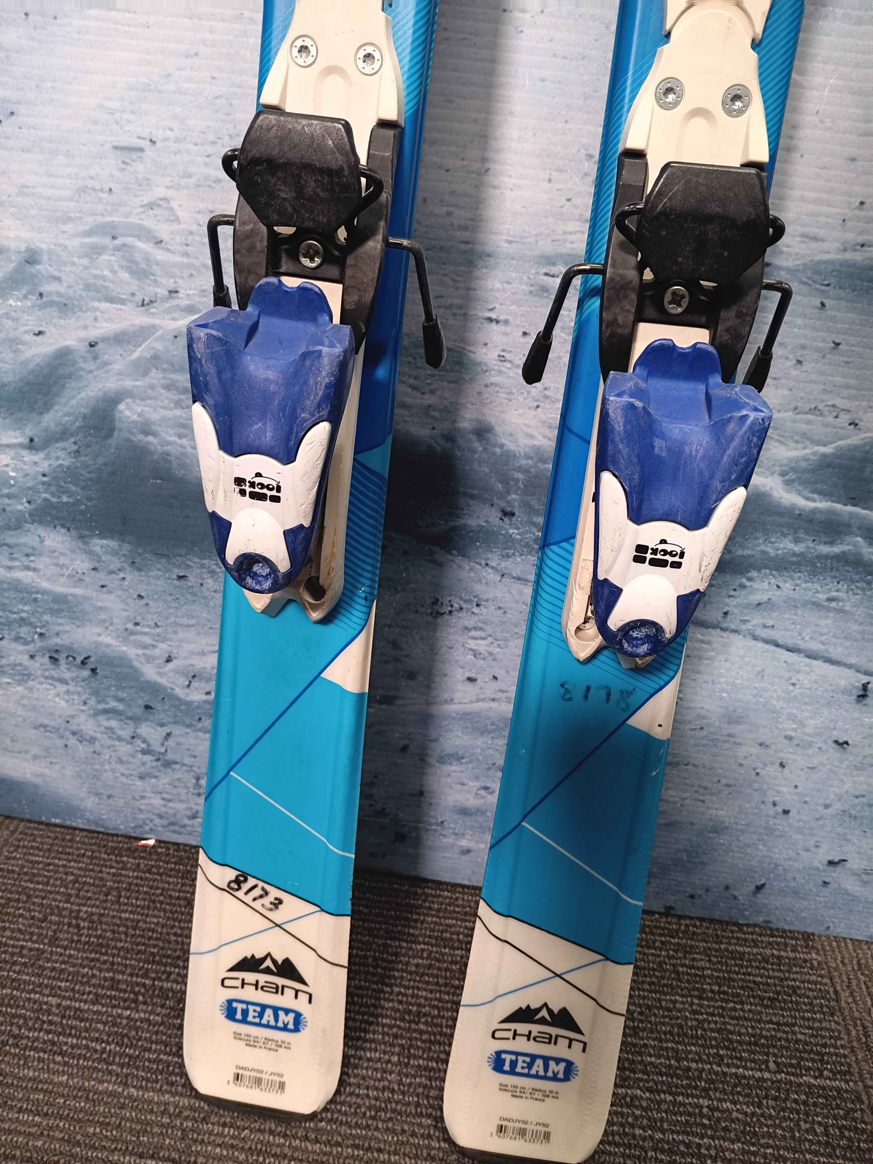 Used Dynastar Chan Team 67 Youth Ski w/ Look  Xpress Kid Demo Bindings - 130CM