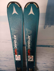 Used Atomic Vantage X Jr 68 Youth Ski w/ Salomon Ez Trak 7.5 Demo Bindings - 140CM