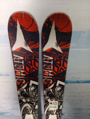 Used Atomic Punx 86 Youth Kids Ski w/ Tyrolia Lrx 7.5 Demo Bindings - 140CM