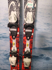 Used Atomic Punx 86 Youth Kids Ski w/ Tyrolia Lrx 7.5 Demo Bindings - 140CM