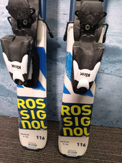 Used  Rossignol Terrain 74 Youth Ski w/ Look Kid X Demo Bindings - 116CM