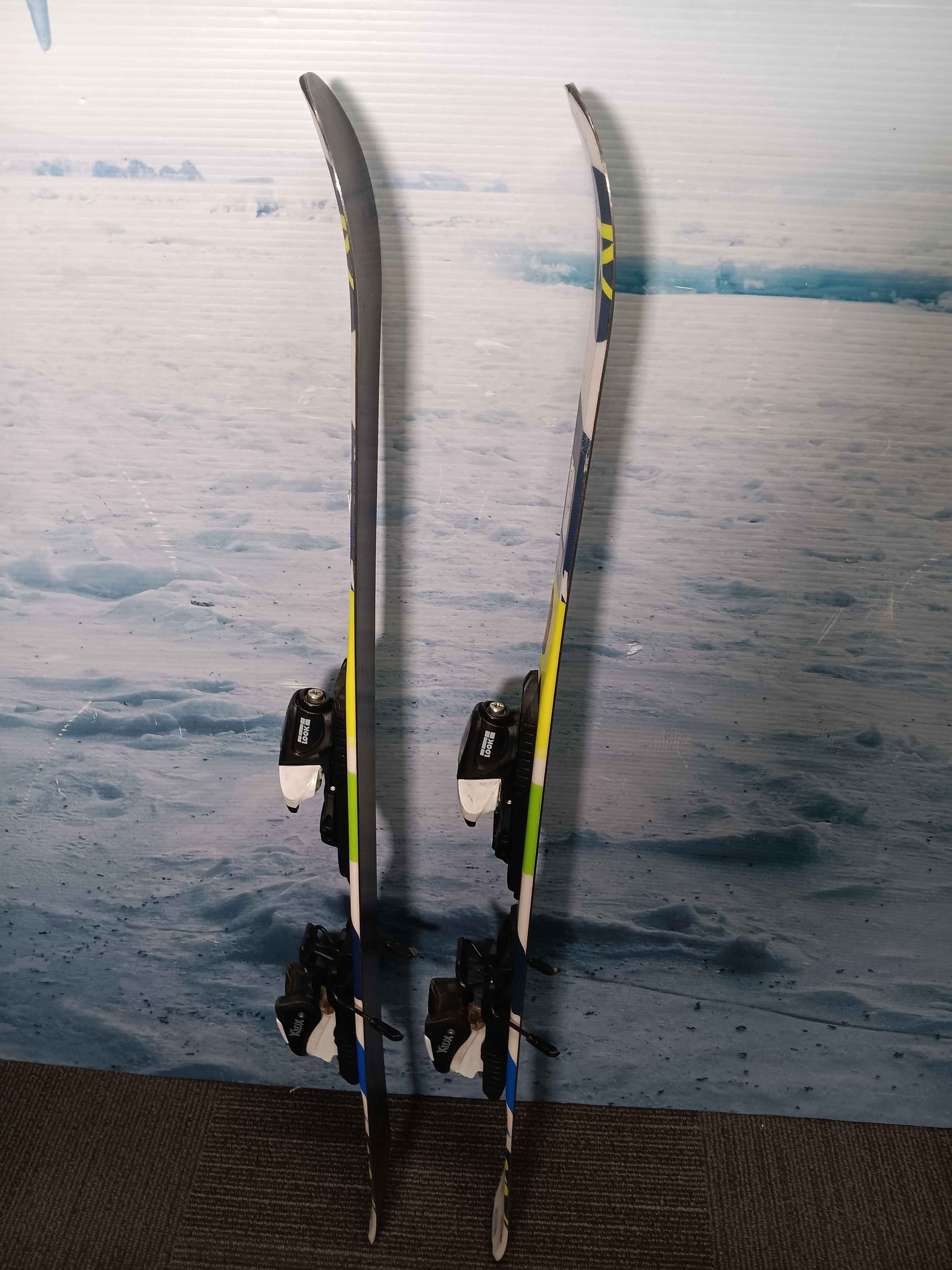 Used  Rossignol Terrain 74 Youth Ski w/ Look Kid X Demo Bindings - 116CM