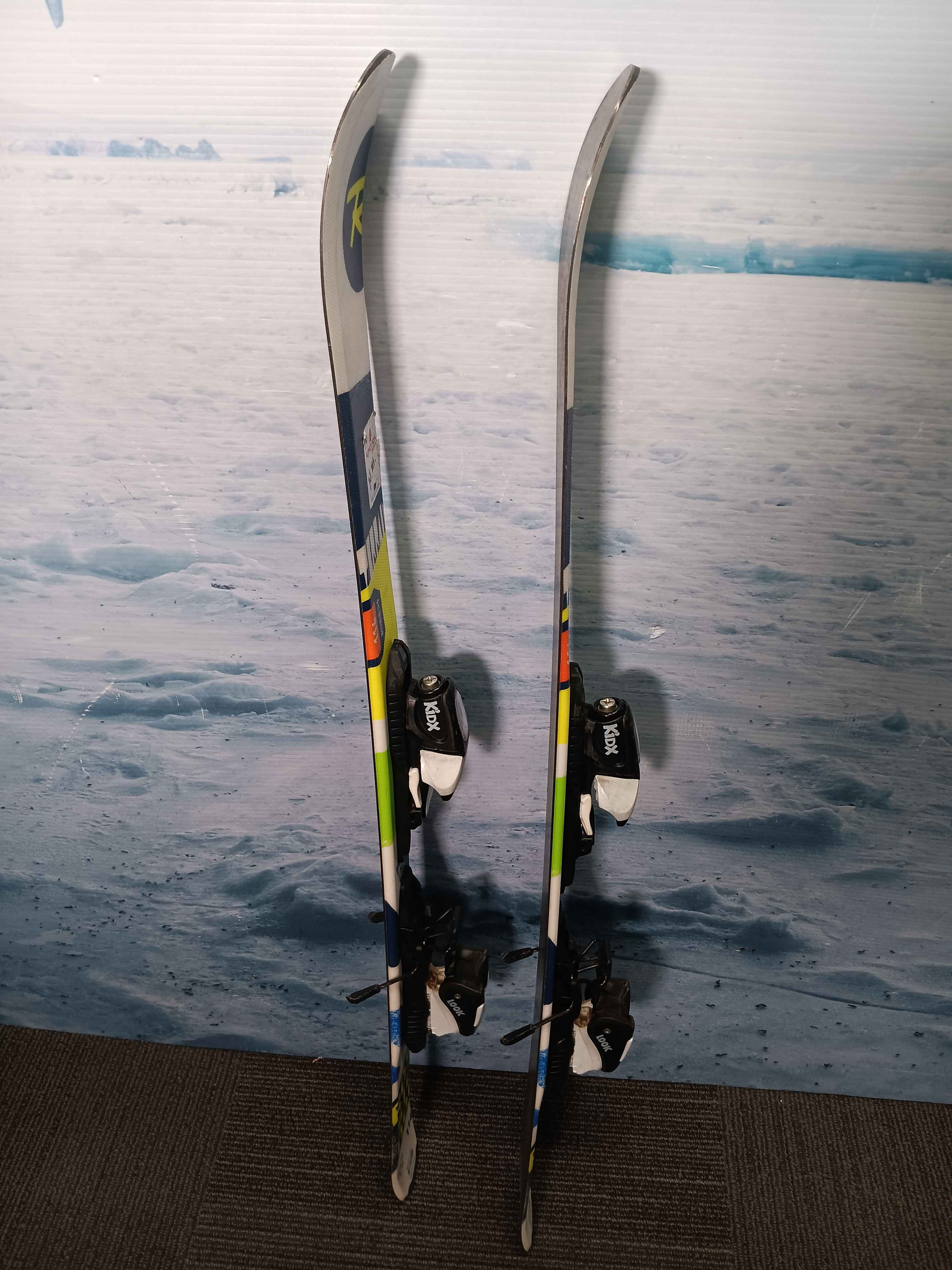 Used  Rossignol Terrain 74 Youth Ski w/ Look Kid X Demo Bindings - 116CM