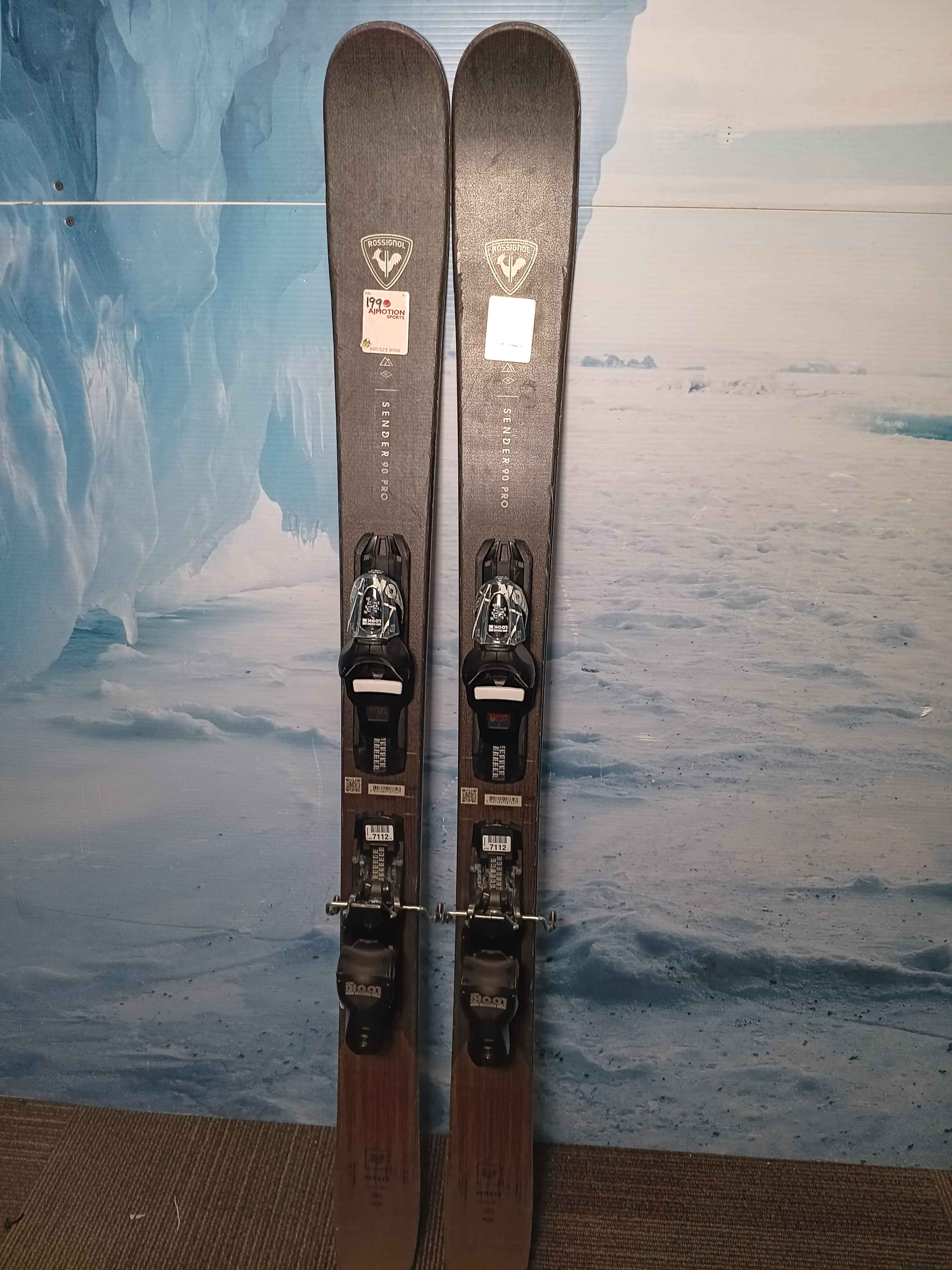 Used Rossignol Sender 90 Pro Ski - 140CM W/ Look Xpress 10 GW Demo Binding
