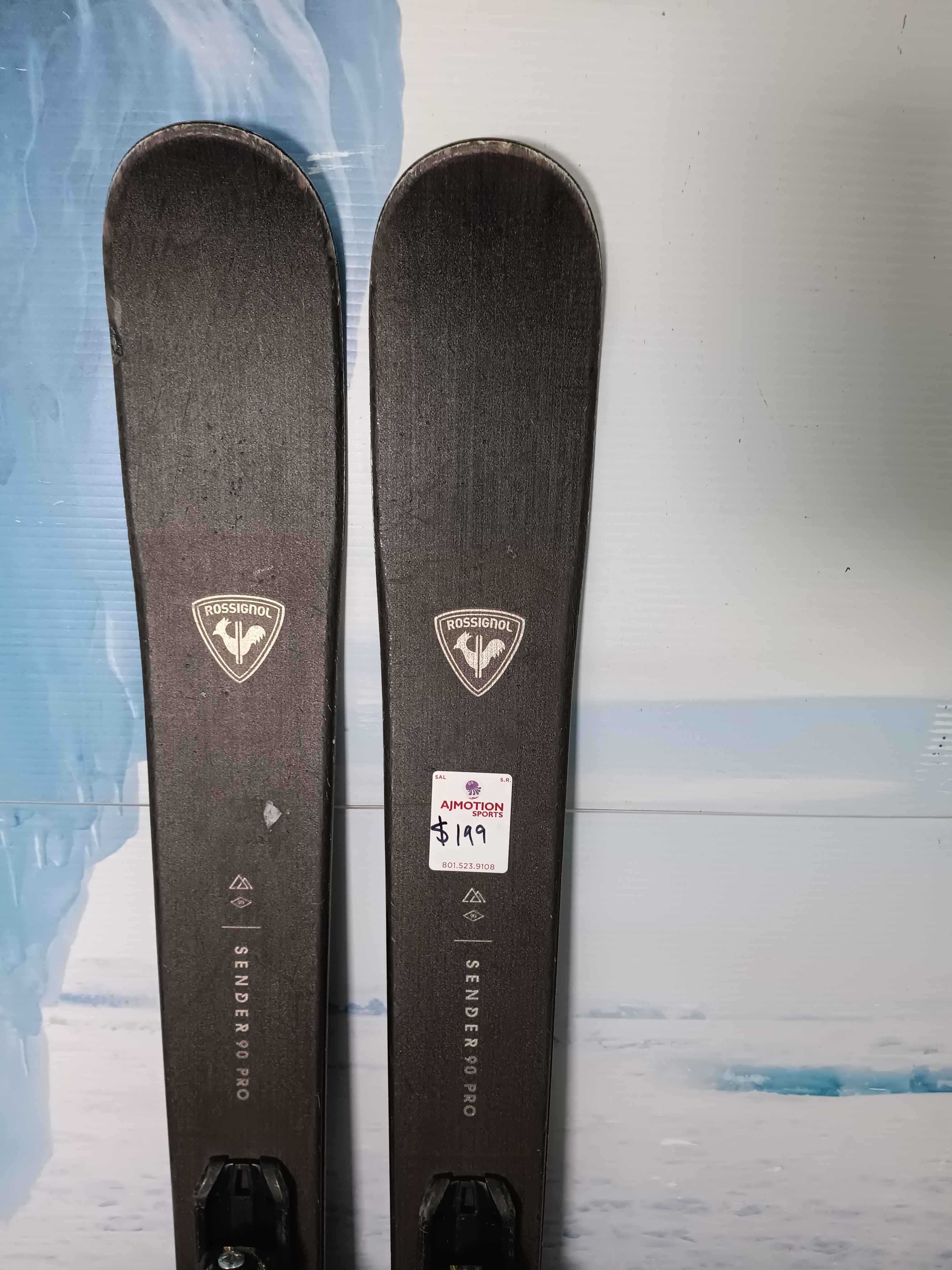 Used  Rossignol  Sender 90 Pro Ski w/ Look  Xpress 10 GW Demo Bindings - 150CM