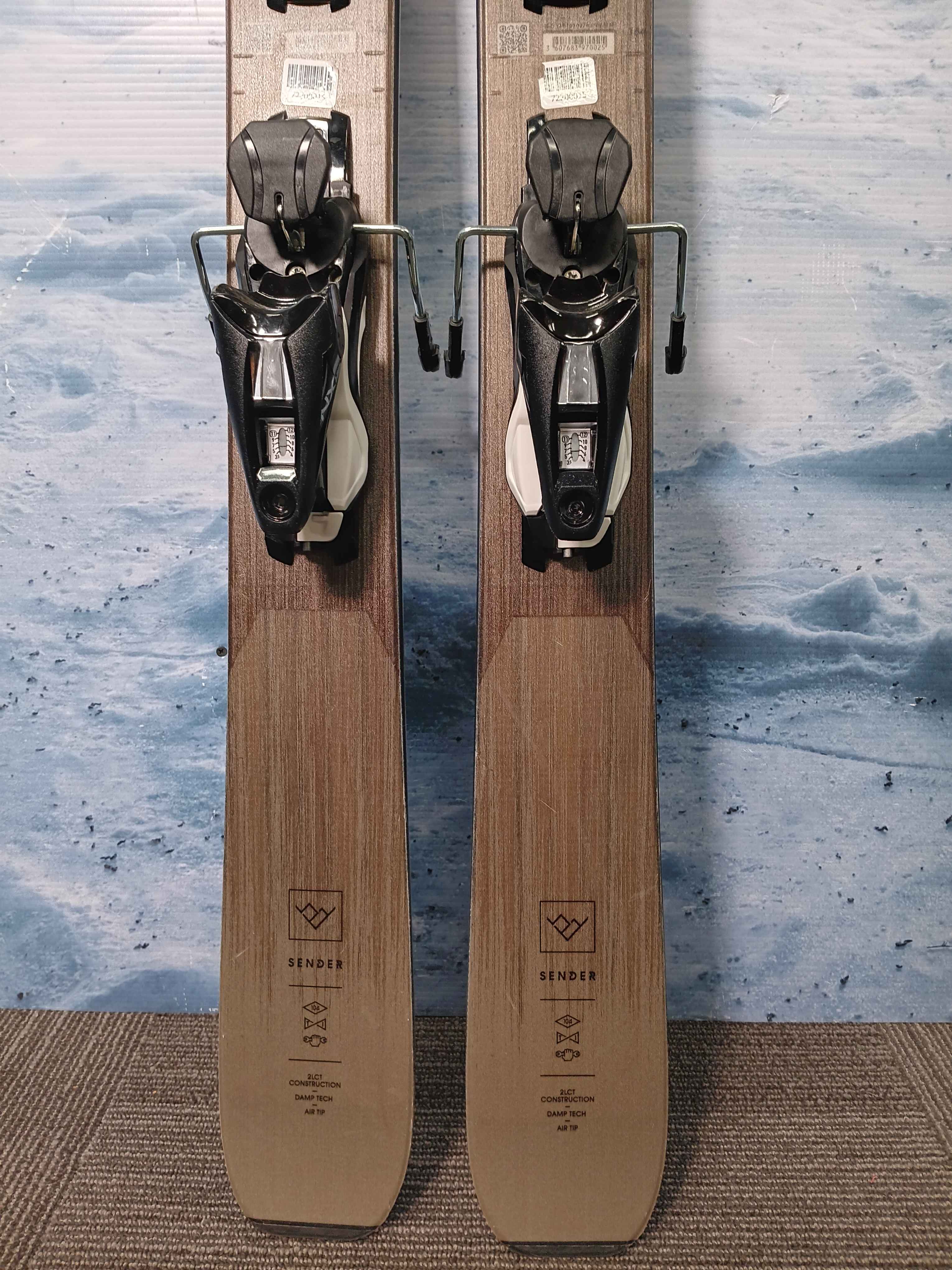 Used Like-New Rossignol  Sender 104ti Ski w/ Look Konect 12 GW Demo Bindings - 154CM