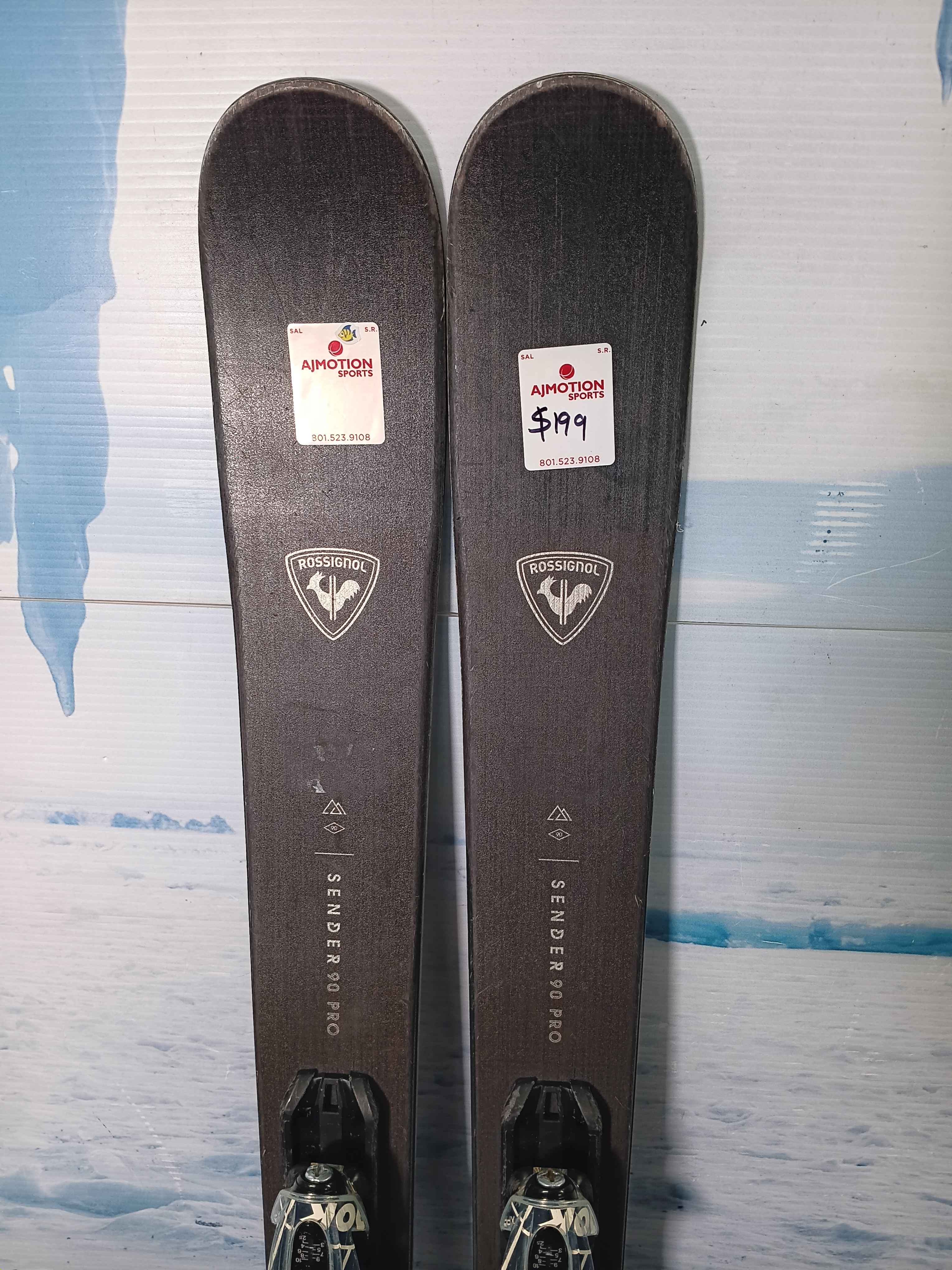 Used  Rossignol  Sender 90 Pro Ski w/ Look  Xpress 10 GW Demo Bindings - 150cm