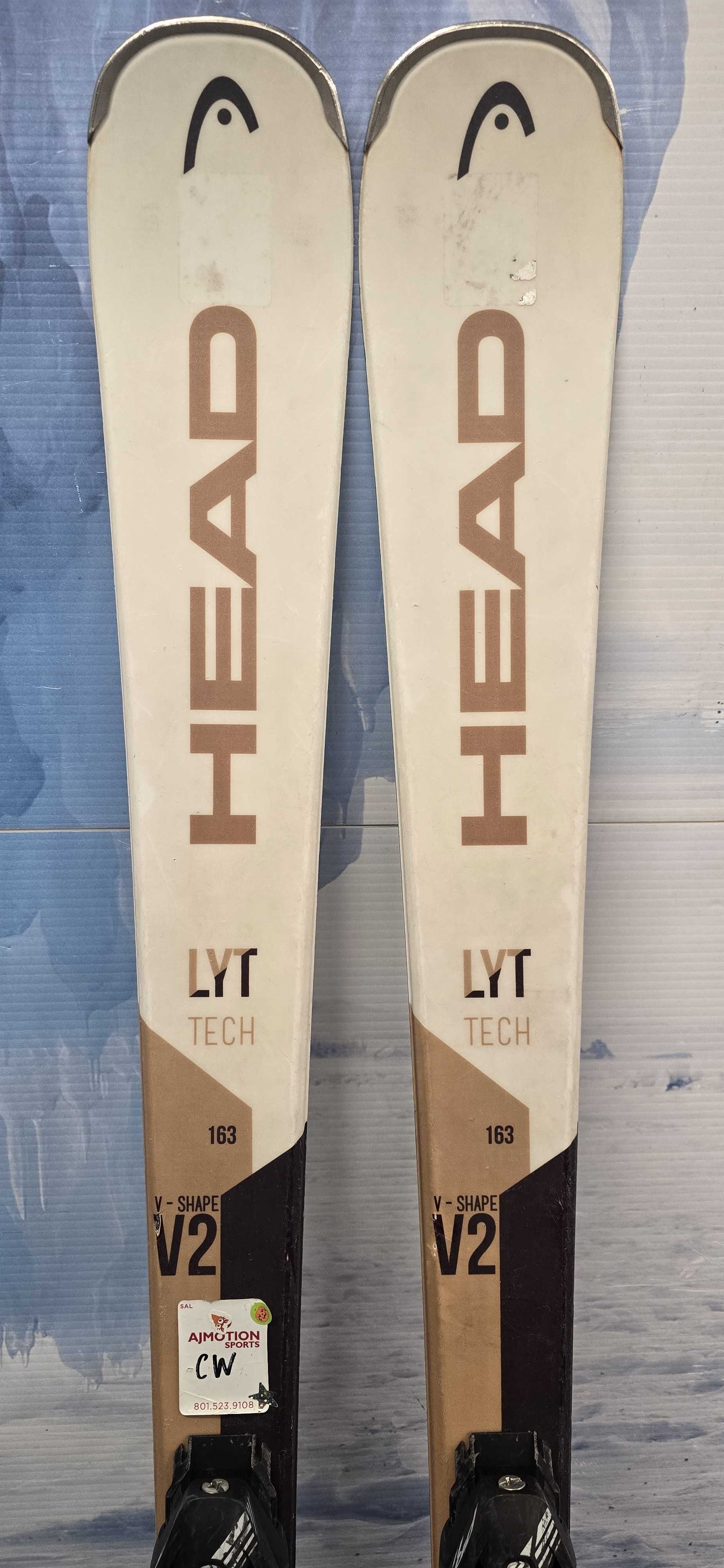 Used Head LYT Tech 163Cm Skis w/ Tyrolia PR11 GW Bindings