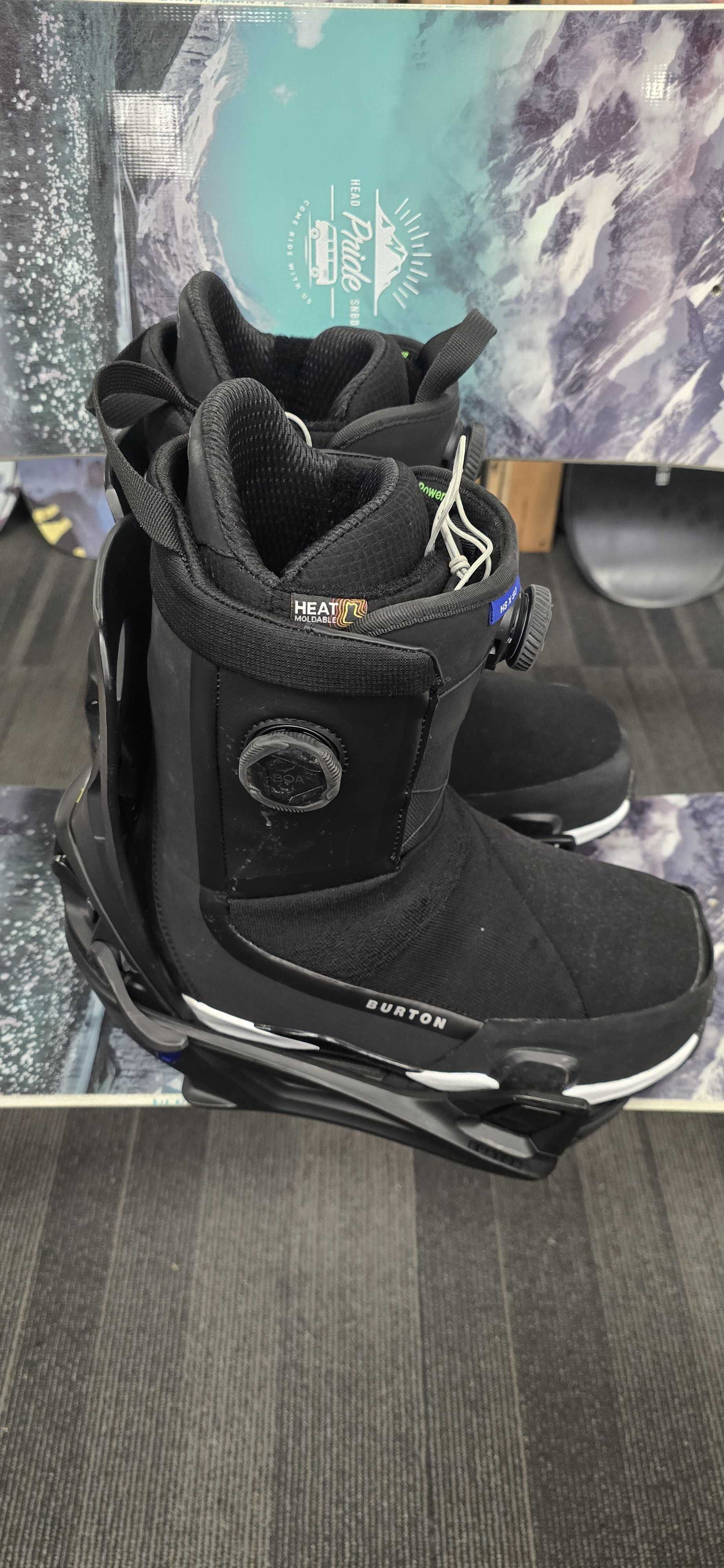 Used Burton Highshot X Step-on Snowboard Boot+Binding Mens 11.5(25/26)