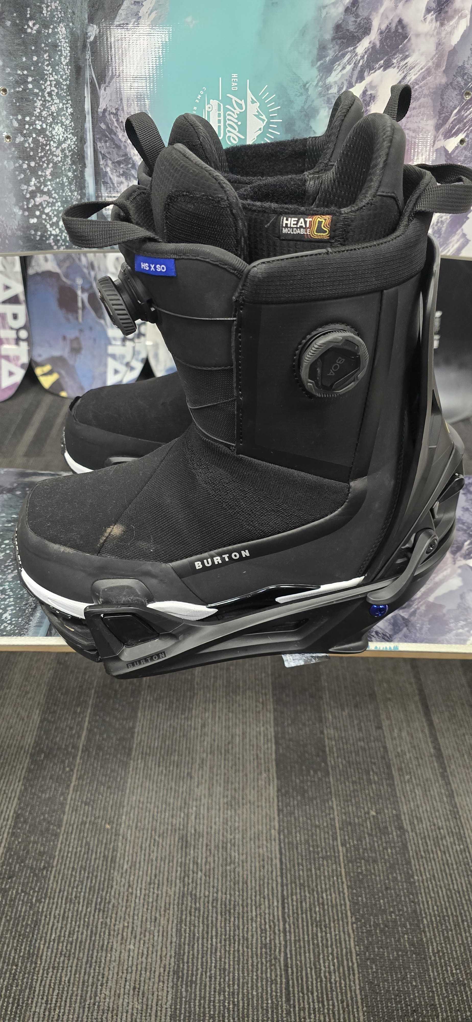 Used Burton Highshot X Step-on Snowboard Boot+Binding Mens 11(25/26)