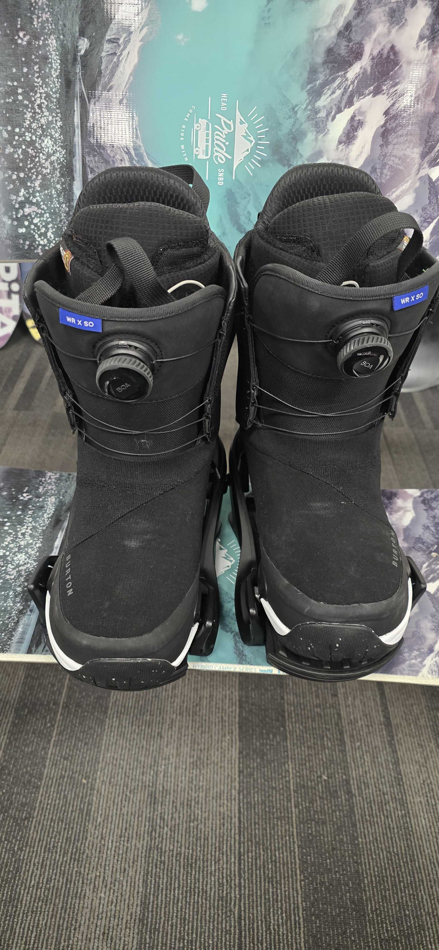 Used Burton Waverange X Step-on Snowboard Boot+Binding Mens 8(25/26)