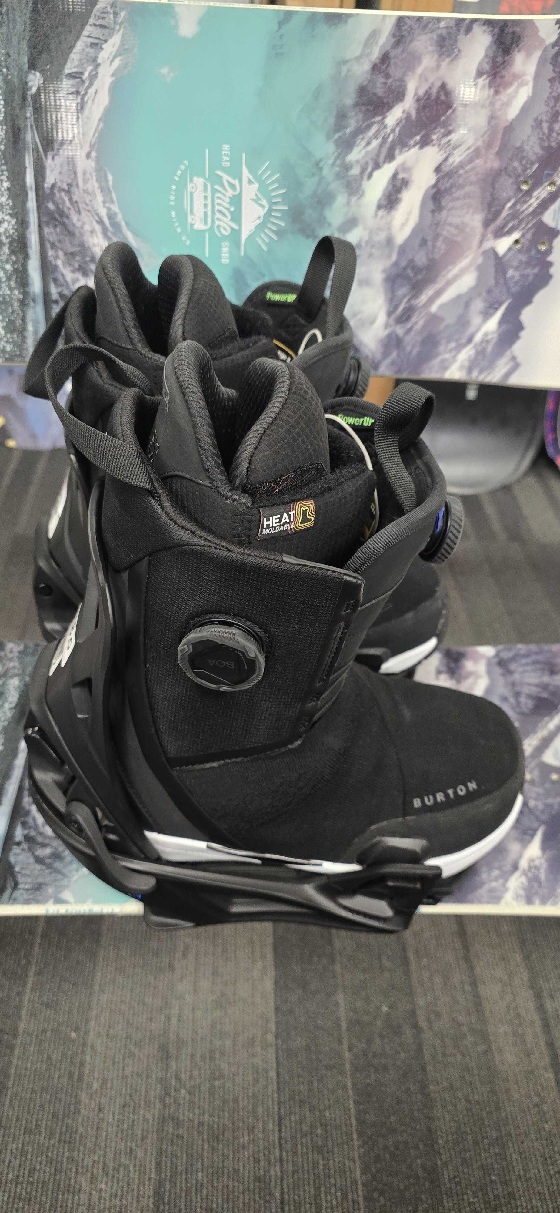Used Burton Waverange X Step-on Snowboard Boot+Binding Mens 8(25/26)