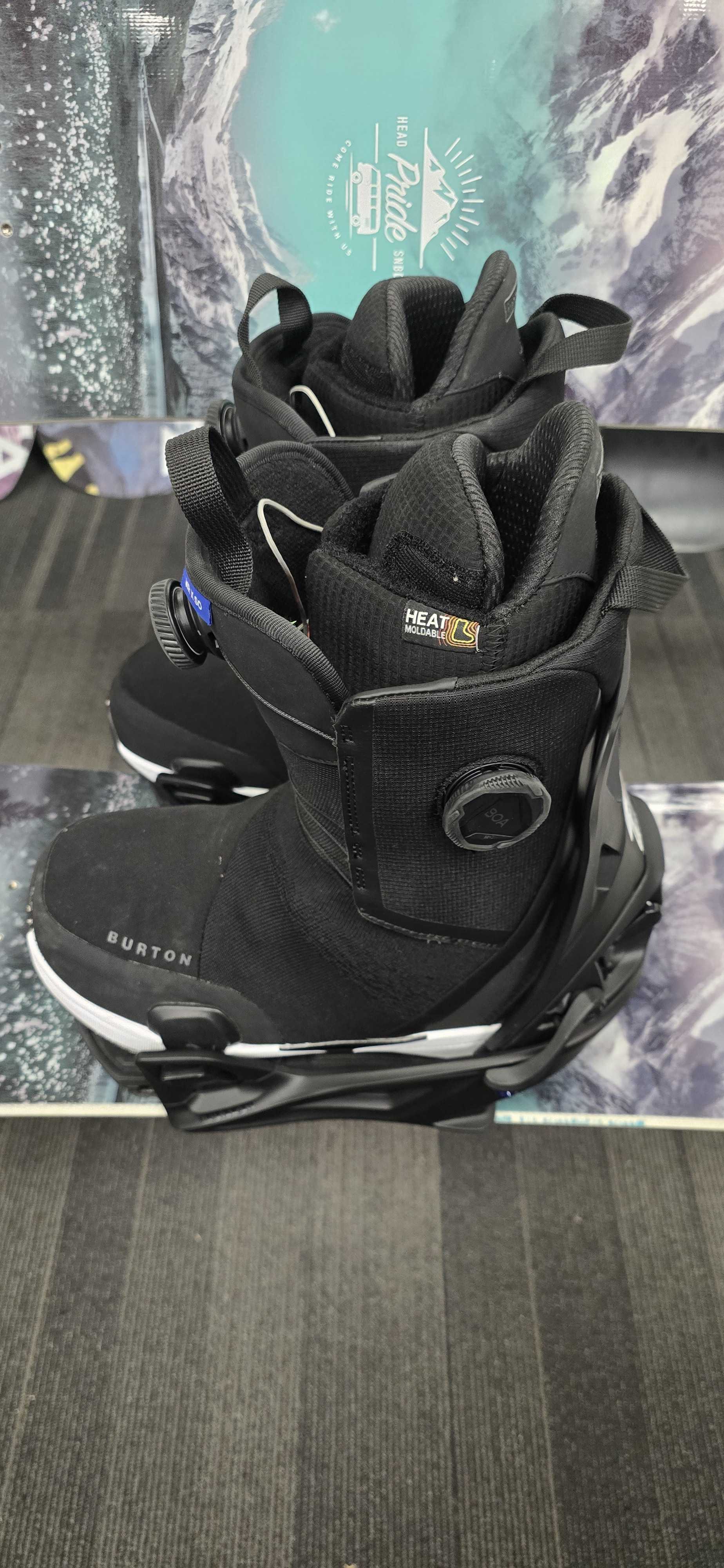 Used Burton Waverange X Step-on Snowboard Boot+Binding Mens 8(25/26)
