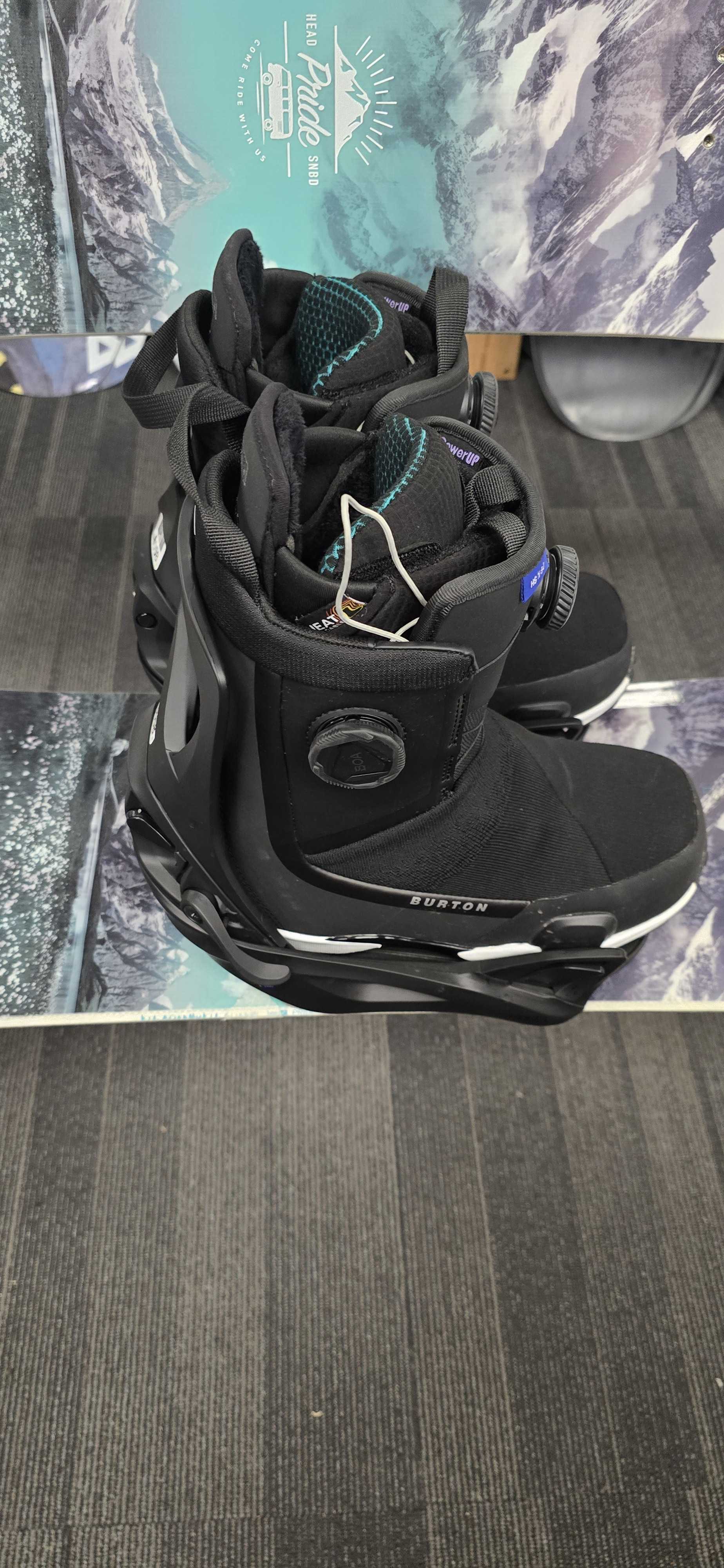 Used Burton Highshot X Step-on Snowboard Boot+Binding Womens 8(25/26)
