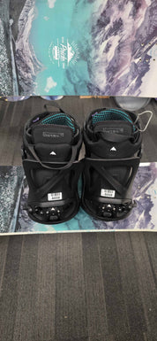 Used Burton Highshot X Step-on Snowboard Boot+Binding Womens 8(25/26)