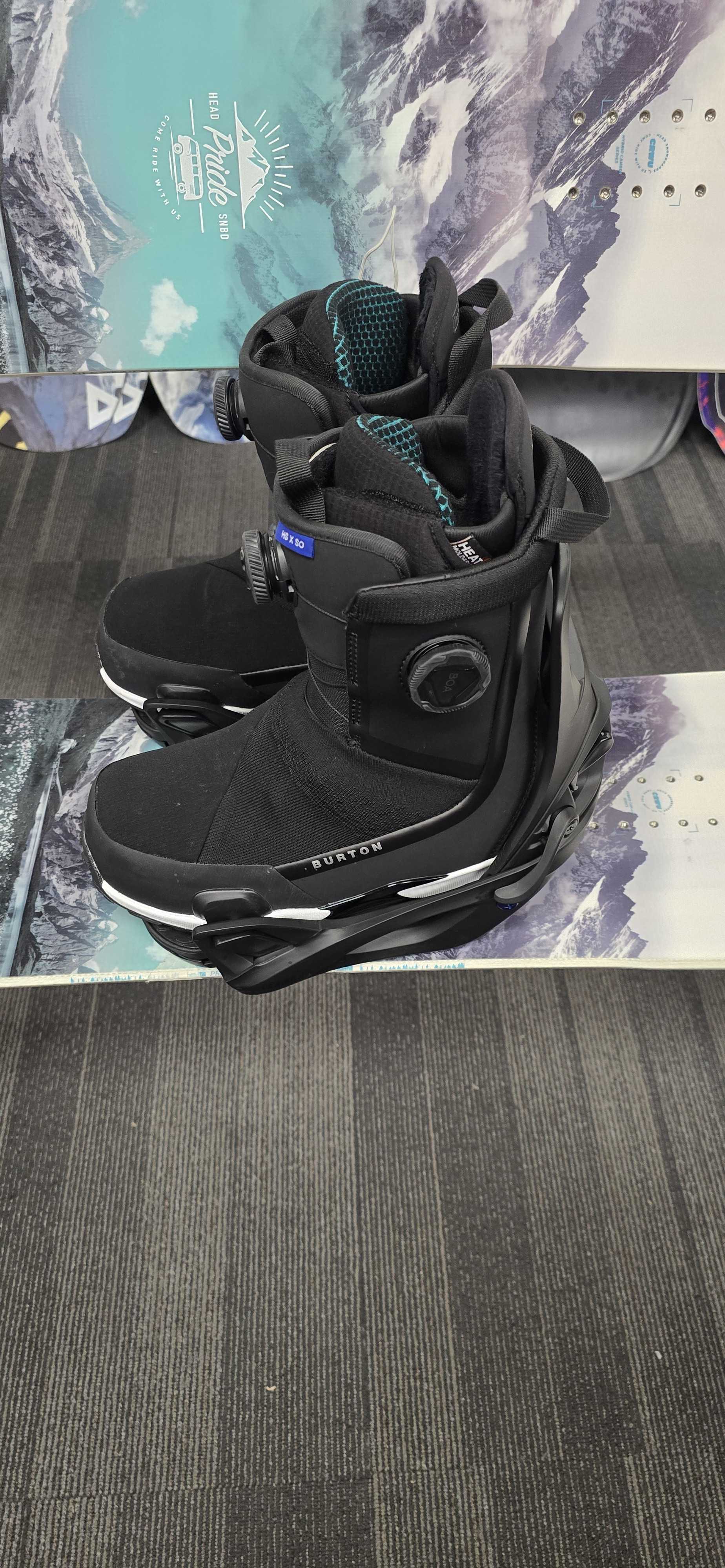 Used Burton Highshot X Step-on Snowboard Boot+Binding Womens 8(25/26)