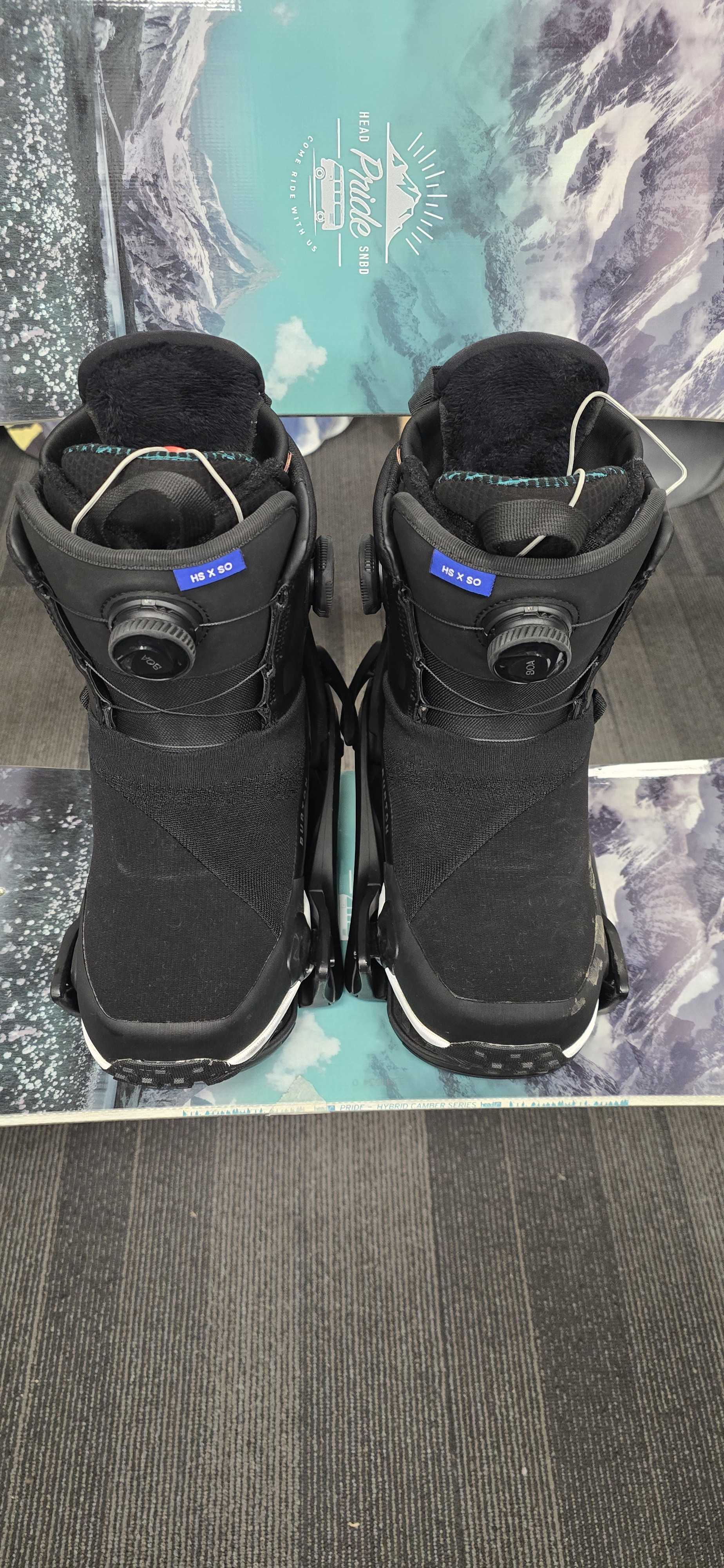 Used Burton Highshot X Step-on Snowboard Boot+Binding Womens 7.5(25/26)