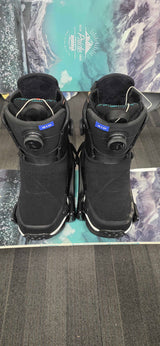 Used Burton Highshot X Step-on Snowboard Boot+Binding Womens 7.5(25/26)