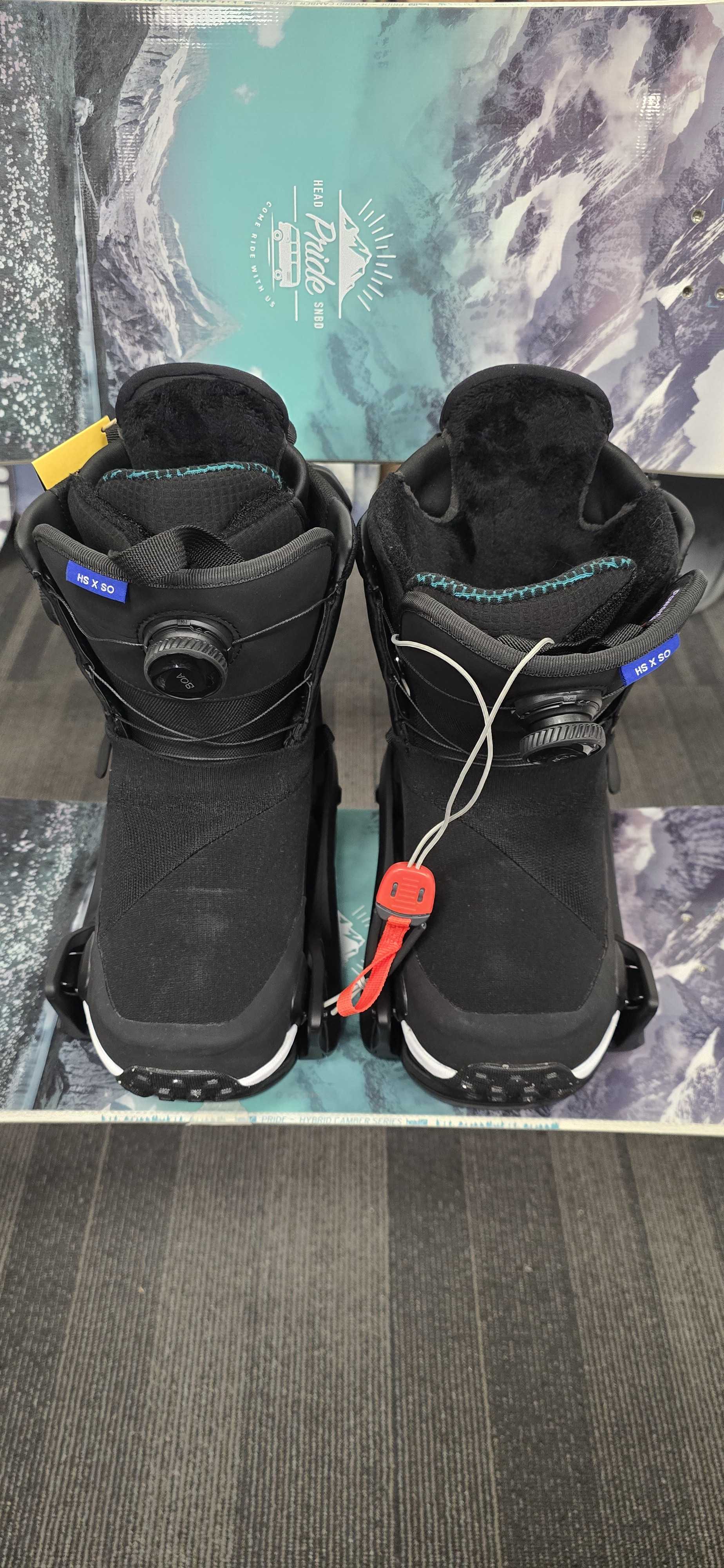 Used Burton Highshot X Step-on Snowboard Boot+Binding Womens 7(25/26)